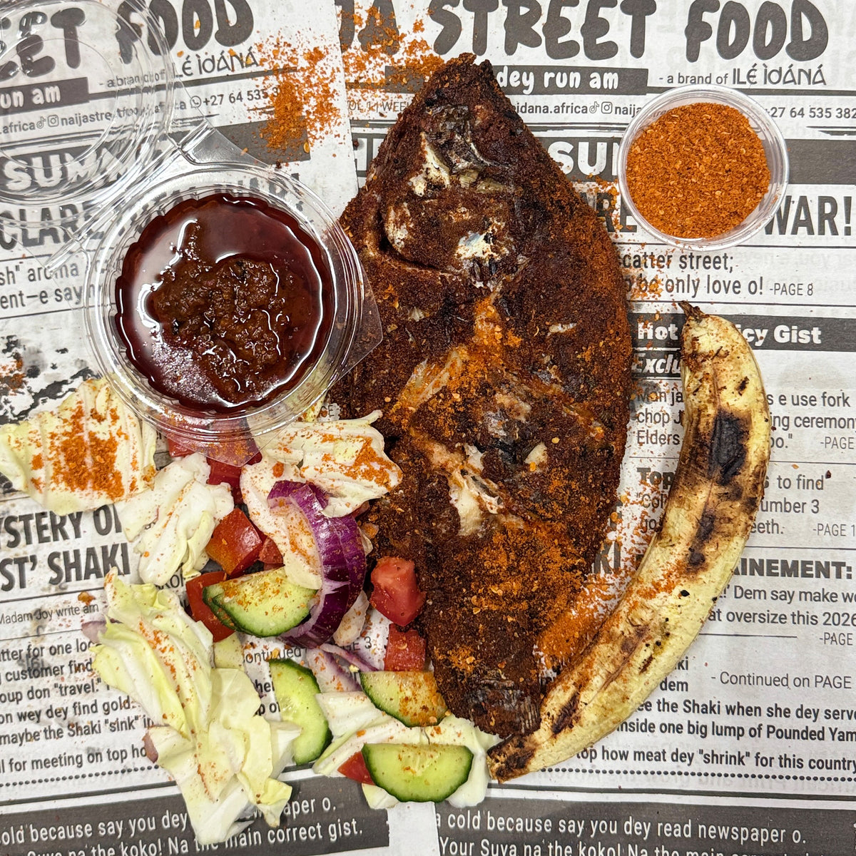 Grilled Fish Suya (Tilapia)